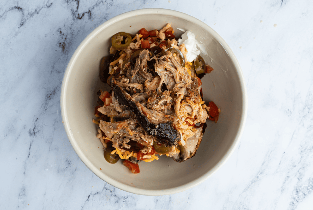 Pulled Pork Cowboy Spuds