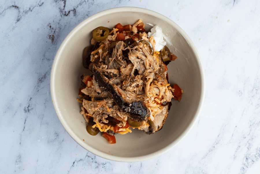 Pulled Pork Cowboy Spuds