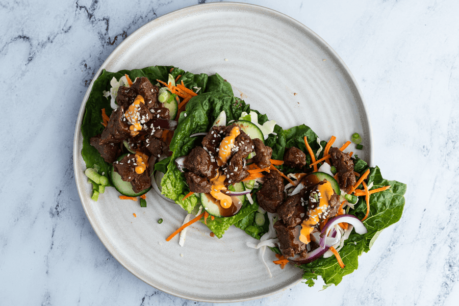 Teriyaki Steak Lettuce Wraps