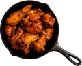 Buffalo Chicken Wings plated and ready to serve