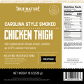 True Nature Carolina Smoked Chicken product label