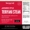 True Nature Japanese Teriyaki Steak product label