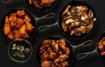 5 Wings Bundle + Steak