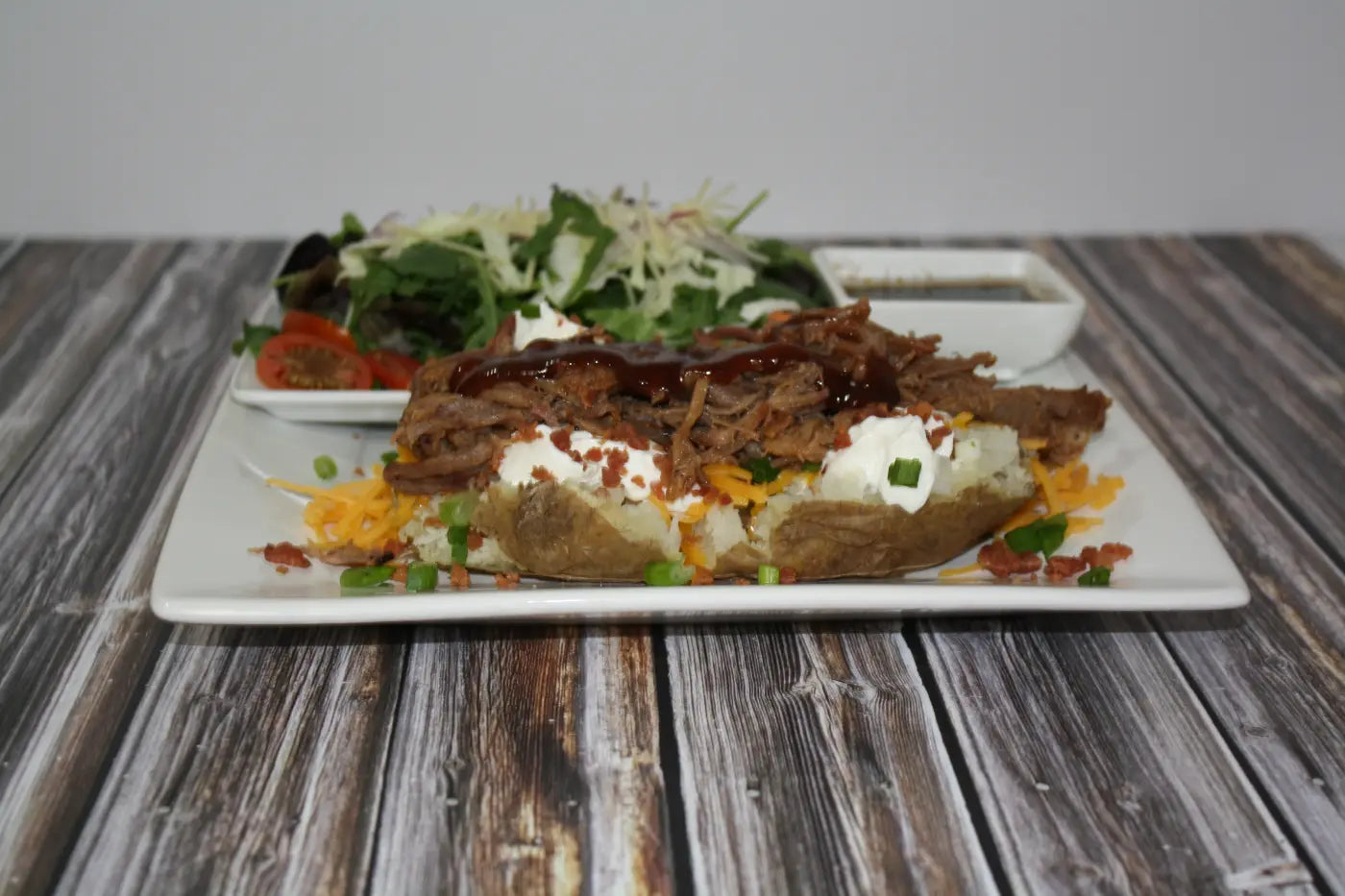 Prepared barbecue meal from the True Nature kitchen