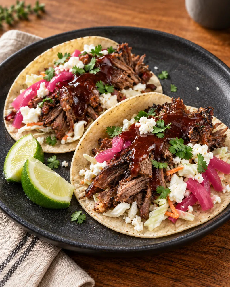 KC brisket tacos