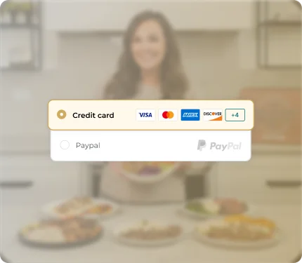 Checkout with credit card